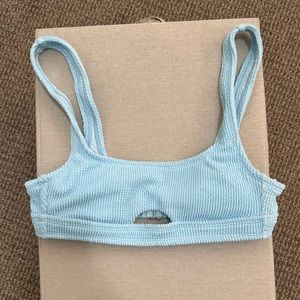 Blue Bikini Top